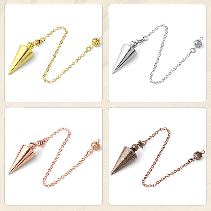 Olivenorma Metal Spiritual Point Divination Dowsing Pendulum - image 7