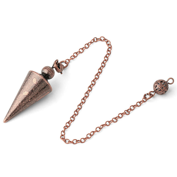 Olivenorma Metal Spiritual Point Divination Dowsing Pendulum - Bronze - image 1