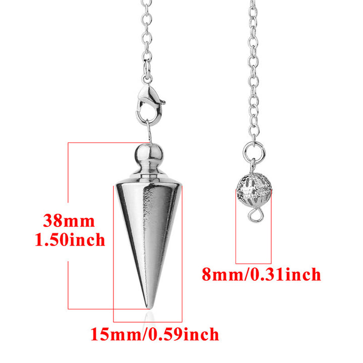 Olivenorma Metal Spiritual Point Divination Dowsing Pendulum - image 6