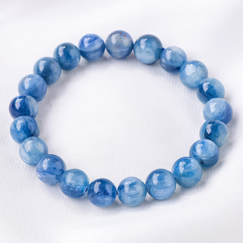 Olivenorma 8/9mm Natural Kyanite Beaded Bracelet - image 4