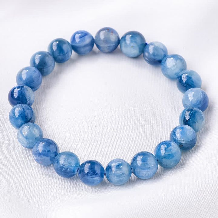 Olivenorma 8/9mm Natural Kyanite Beaded Bracelet - image 4