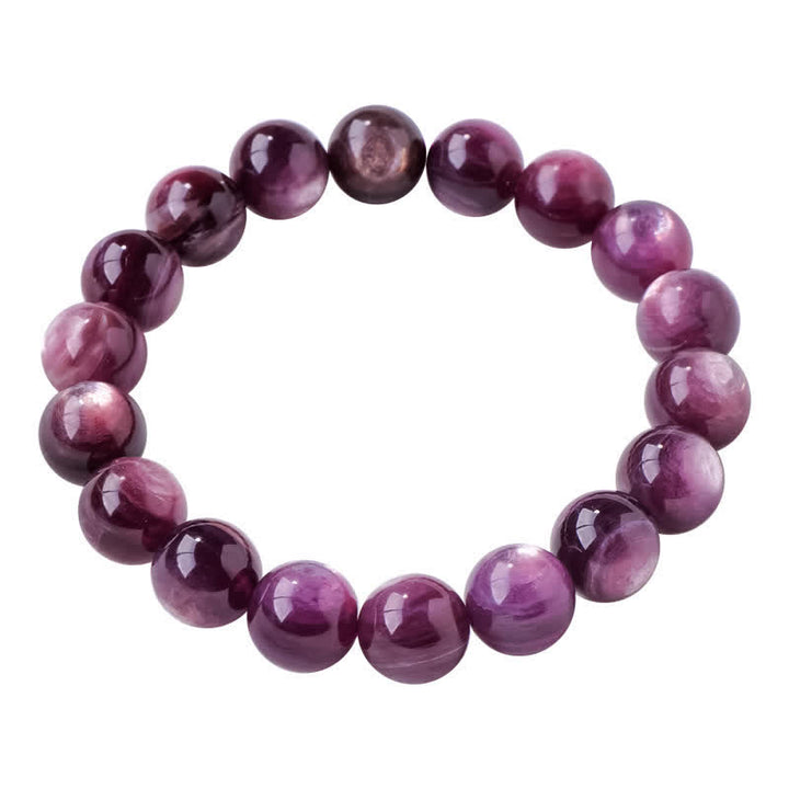 Olivenorma 9/12mm Natural Amethyst Beaded Bracelet - image 6