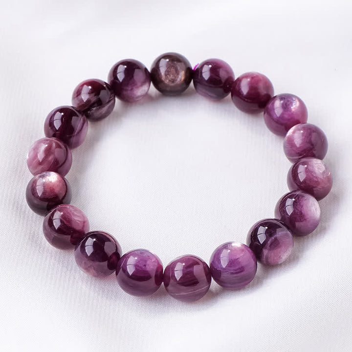 Olivenorma 9/12mm Natural Amethyst Beaded Bracelet - 12mm - image 0