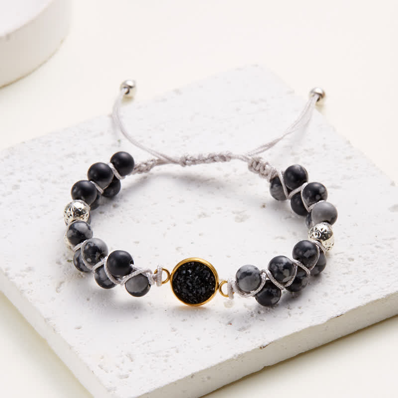 Olivenorma Natural Emperor Stone Braided Double Bracelet - image 11