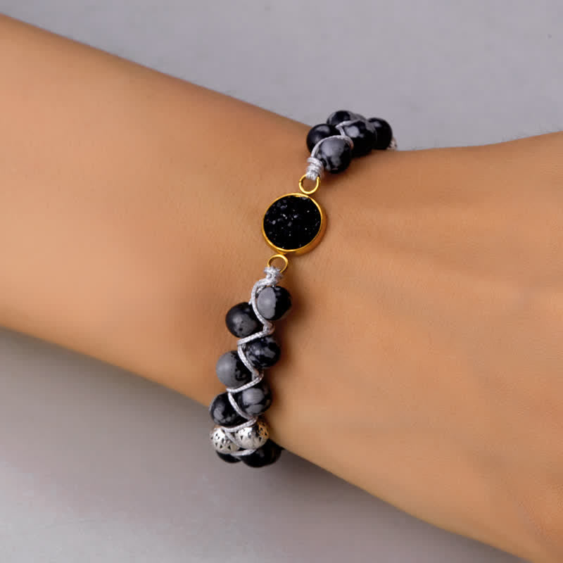 Olivenorma Natural Emperor Stone Braided Double Bracelet - image 13