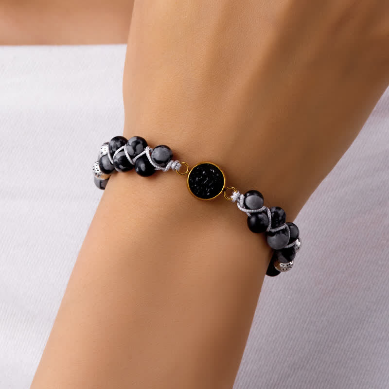 Olivenorma Natural Emperor Stone Braided Double Bracelet - image 12