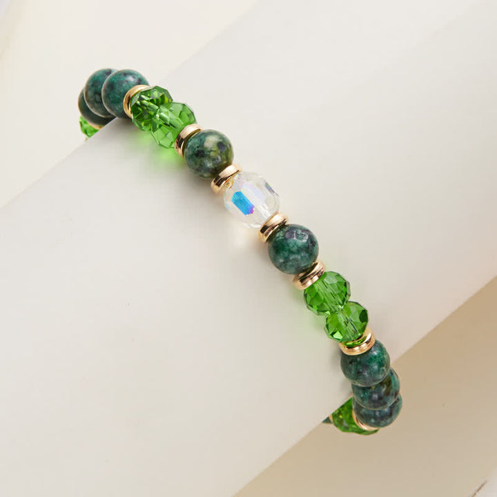 Olivenorma Colorful Natural Stone Crystal Twelve Zodiac Bracelet - image 1