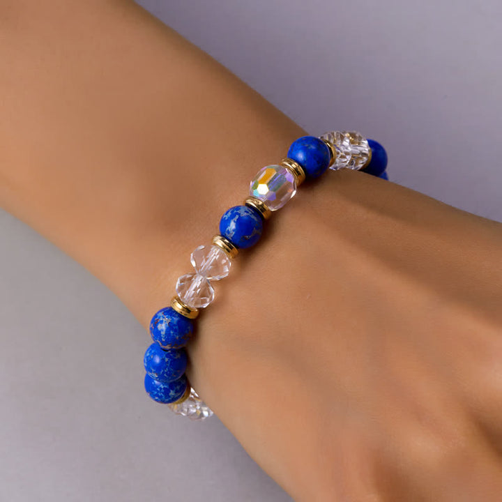 Olivenorma Colorful Natural Stone Crystal Twelve Zodiac Bracelet - image 26