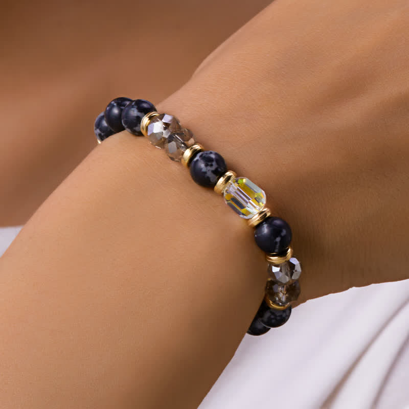 Olivenorma Colorful Natural Stone Crystal Twelve Zodiac Bracelet - image 22