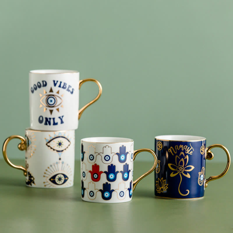 Olivenorma Evil Eye Ceramic Coffee Mug Tea Cup - image 13