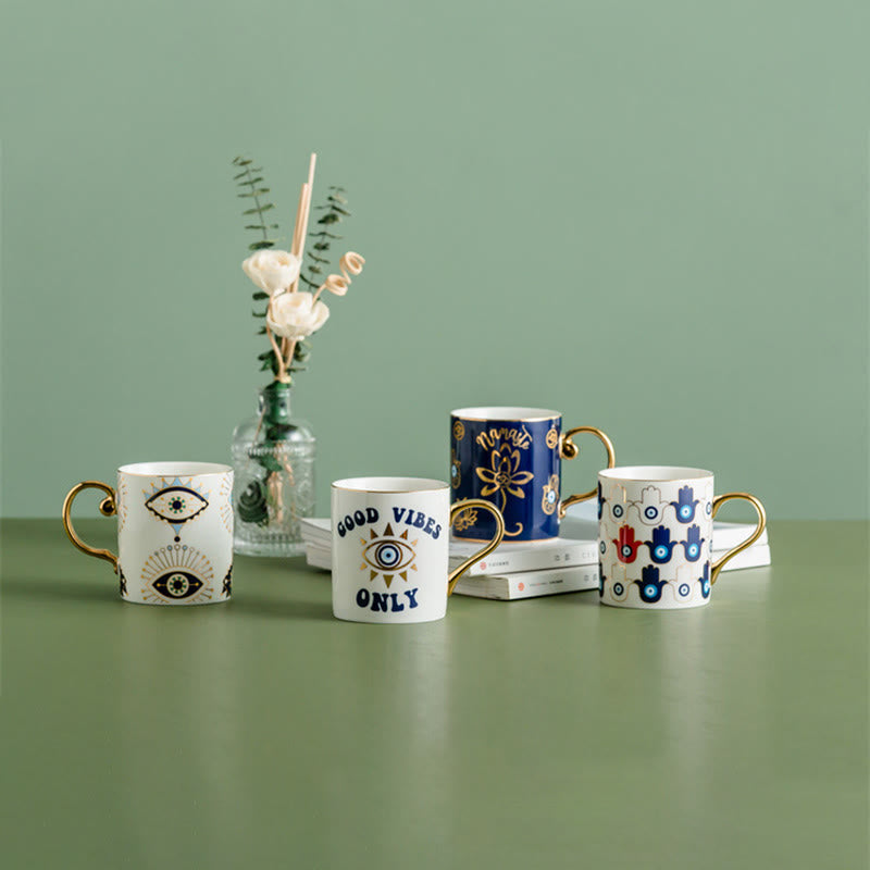 Olivenorma Evil Eye Ceramic Coffee Mug Tea Cup - image 15
