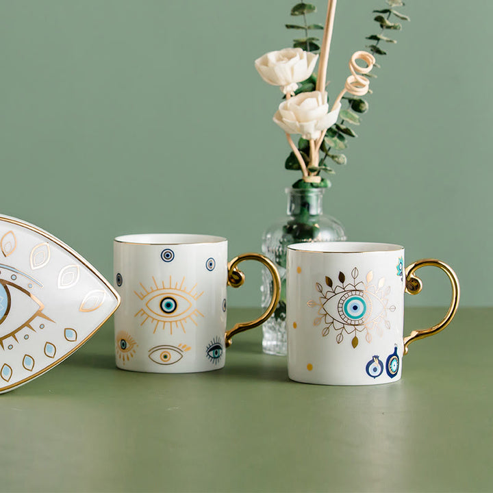 Olivenorma Evil Eye Ceramic Coffee Mug Tea Cup - image 12