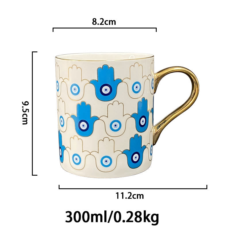 Olivenorma Evil Eye Ceramic Coffee Mug Tea Cup - image 3
