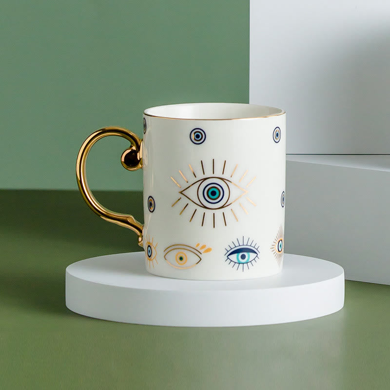 Olivenorma Evil Eye Ceramic Coffee Mug Tea Cup - Evil Eye #2 - image 6