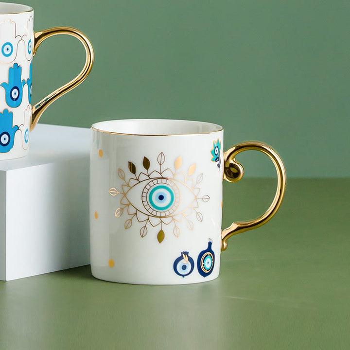 Olivenorma Evil Eye Ceramic Coffee Mug Tea Cup - Evil Eye #3 - image 7