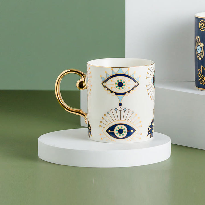 Olivenorma Evil Eye Ceramic Coffee Mug Tea Cup - Evil Eye #4 - image 8