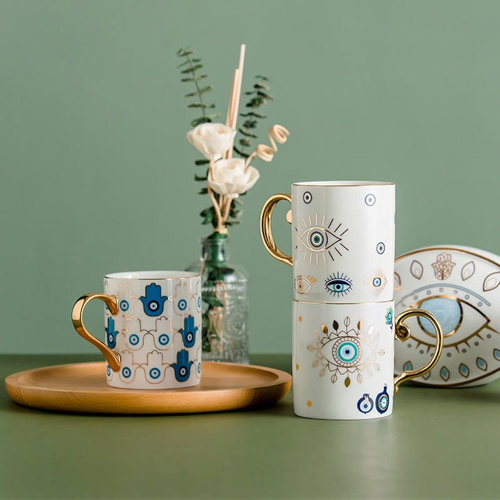 Olivenorma Evil Eye Ceramic Coffee Mug Tea Cup - image 14