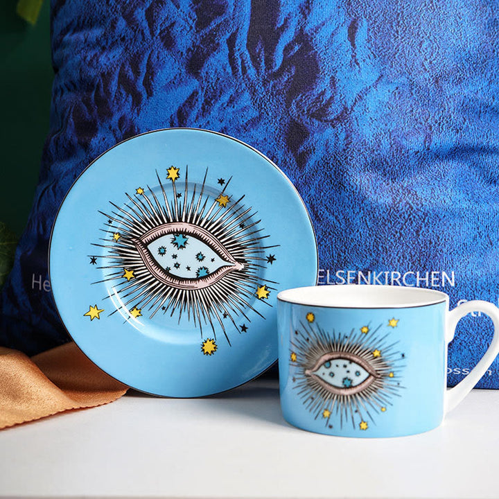 Olivenorma Turkish Evil Eye Ceramic Mug Set Cup - image 6