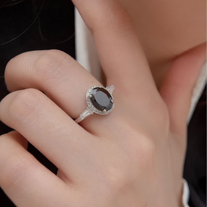 Olivenorma S925 Silver Black Onyx Men Ring - image 1