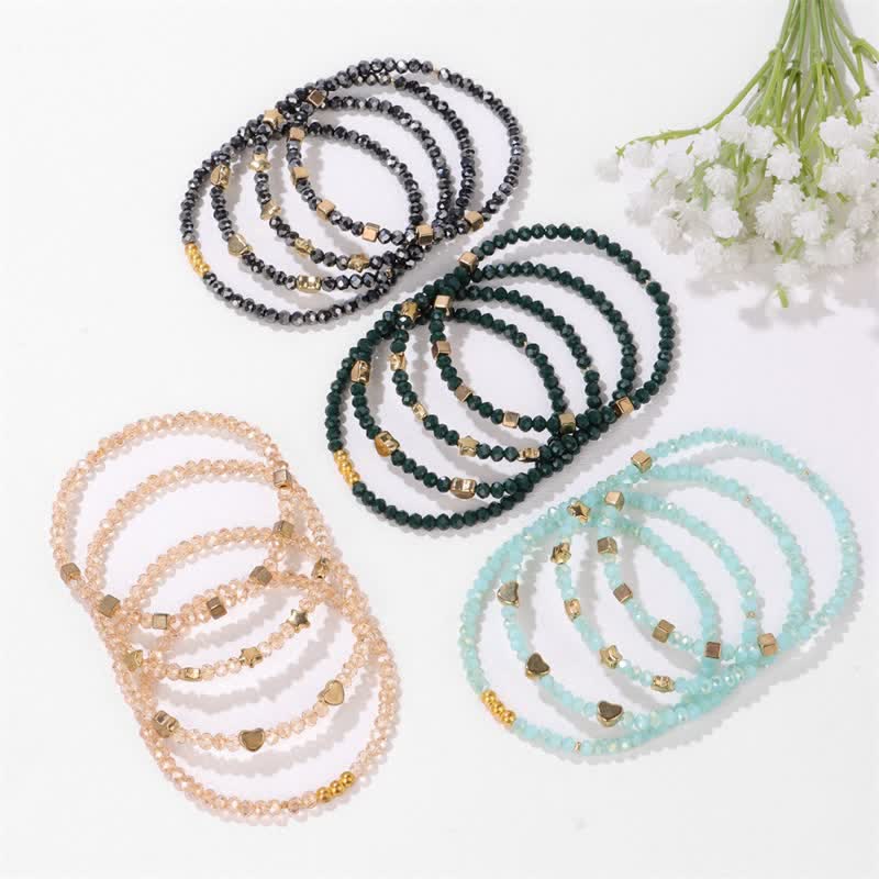Olivenorma 4mm Stone Beads 5 Piece Bracelet - image 16