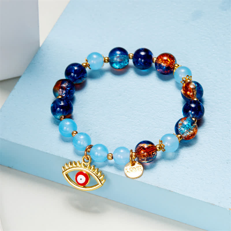 Olivenorma Natural Stone Two Color Flash Beaded Bracelet - image 1