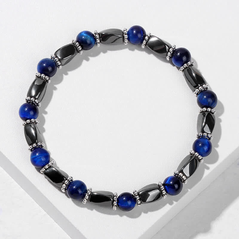 Olivenorma Natural Hematite Crystal Beads Beaded Bracelet - image 1