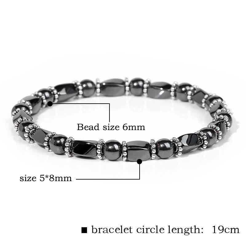 Olivenorma Natural Hematite Crystal Beads Beaded Bracelet - image 28