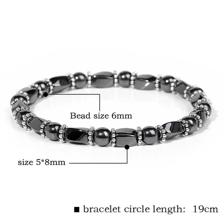 Olivenorma Natural Hematite Crystal Beads Beaded Bracelet - image 28