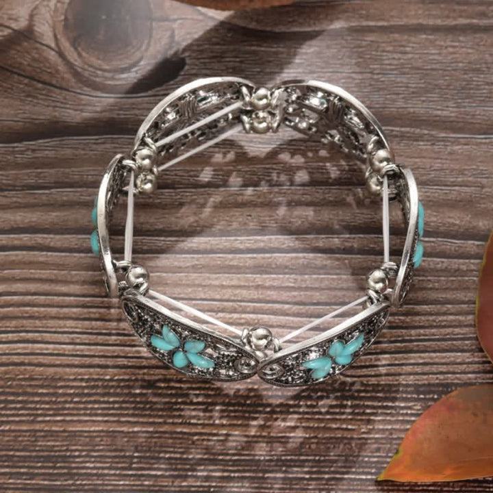 Olivenorma Bohemia Natural Turquoise Alloy Bracelet - image 1