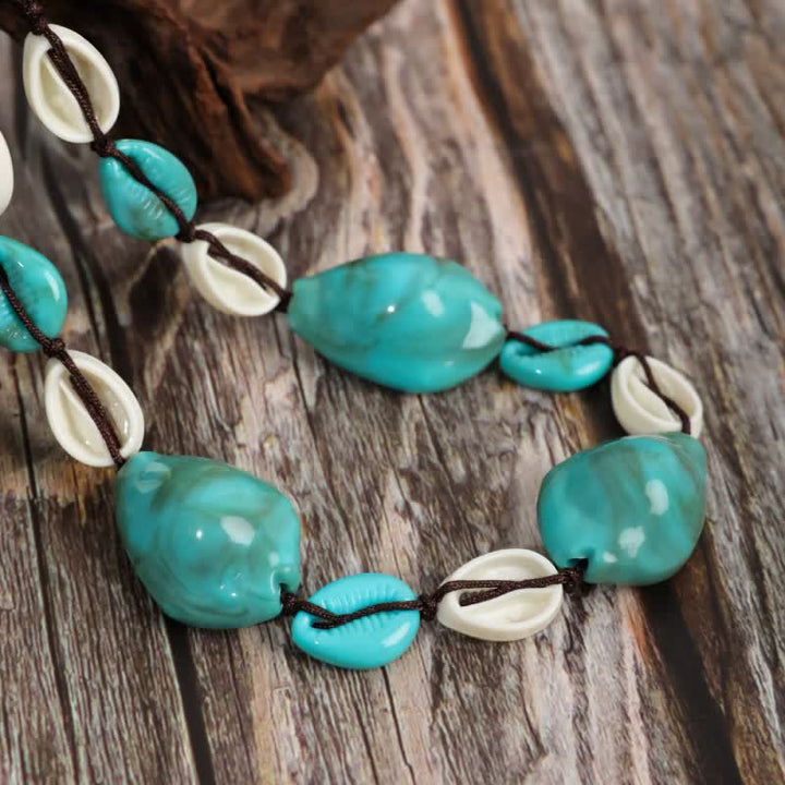 Olivenorma Bohemia Turquoise Beaded Necklace - image 3