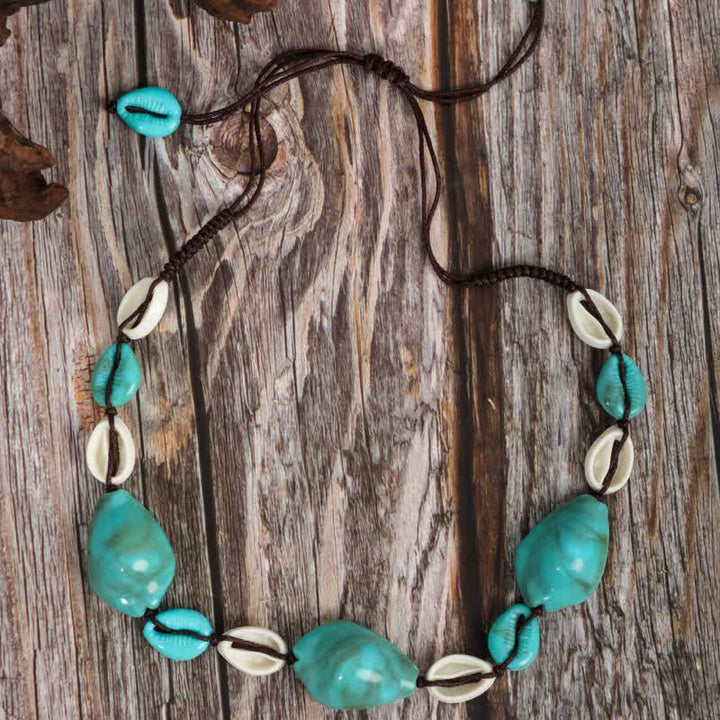 Olivenorma Bohemia Turquoise Beaded Necklace - Turquoise #2 - image 2