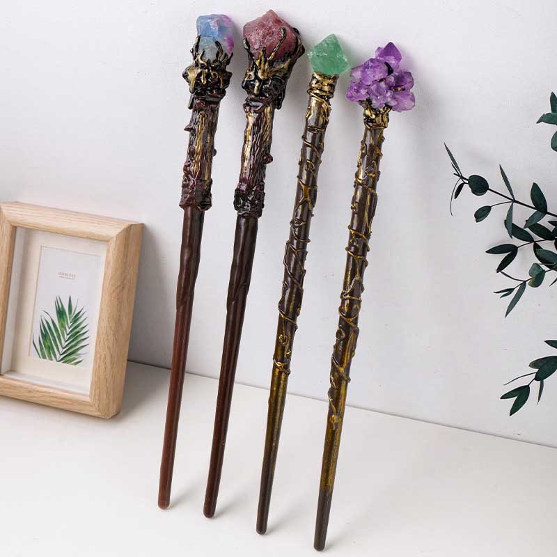 Olivenorma Fine Handcraft Natural Gemstone Magic Crystal Wands - image 20