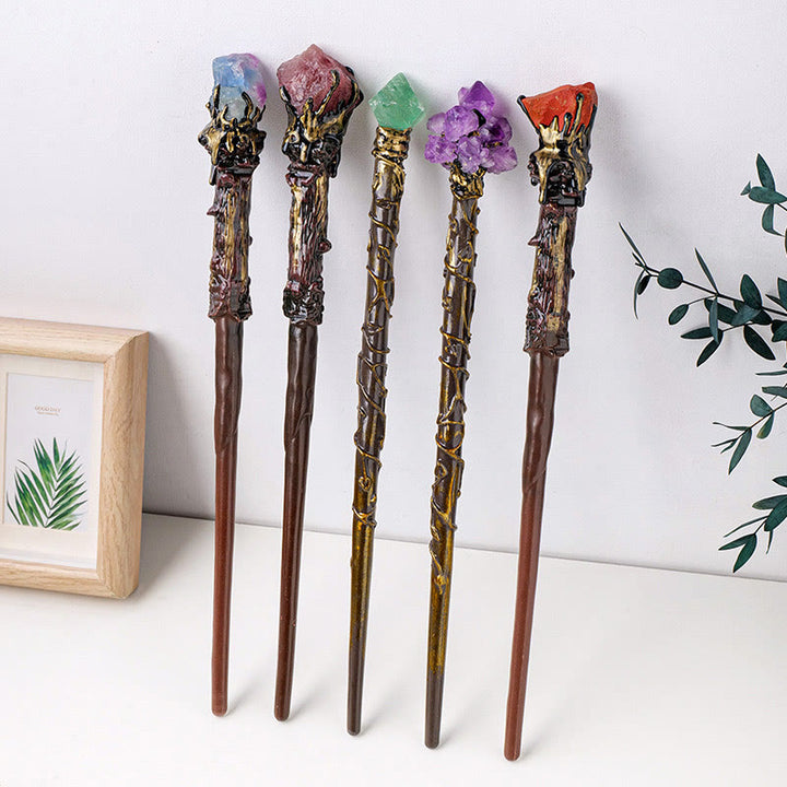 Olivenorma Fine Handcraft Natural Gemstone Magic Crystal Wands - image 0