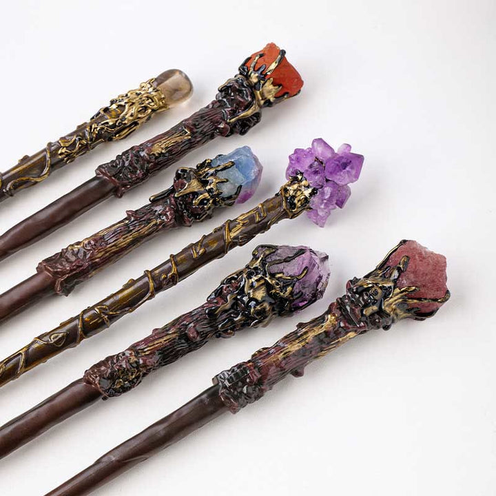 Olivenorma Fine Handcraft Natural Gemstone Magic Crystal Wands - image 18
