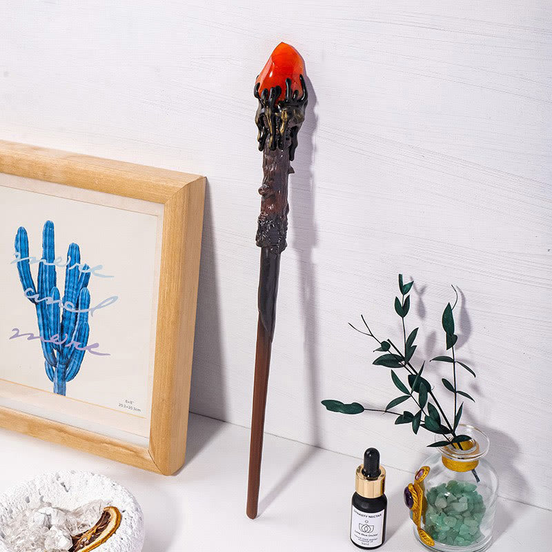 Olivenorma Fine Handcraft Natural Gemstone Magic Crystal Wands - Red Agate - image 15