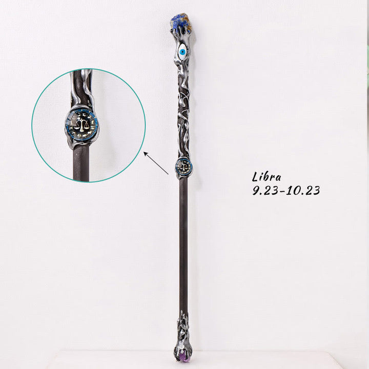 Olivenorma Evil Eyes Zodiac Magic Fairy Crystal Wands - Libra - Lapis Lazuli - image 16