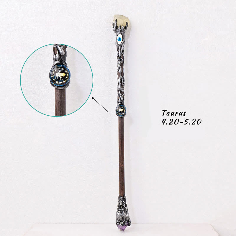 Olivenorma Evil Eyes Zodiac Magic Fairy Crystal Wands - Taurus - Citrine - image 6
