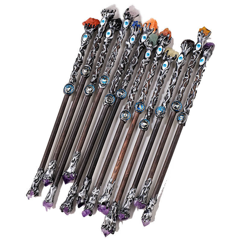 Olivenorma Evil Eyes Zodiac Magic Fairy Crystal Wands - image 29