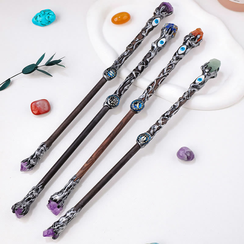 Olivenorma Evil Eyes Zodiac Magic Fairy Crystal Wands - image 28