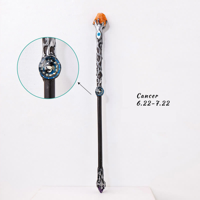 Olivenorma Evil Eyes Zodiac Magic Fairy Crystal Wands - Cancer - Yooperlite - image 10