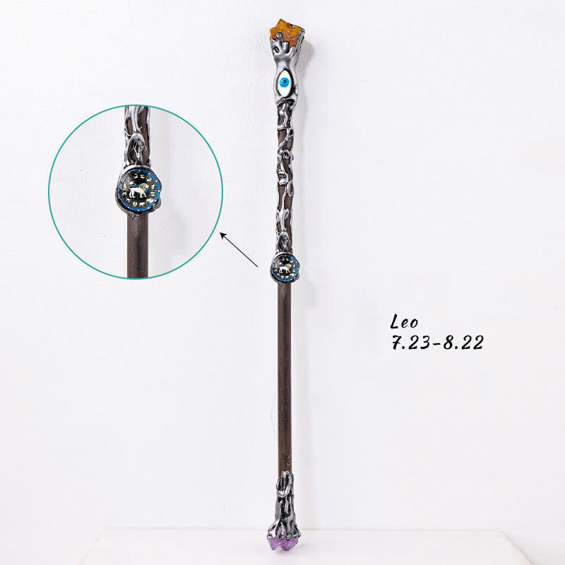 Olivenorma Evil Eyes Zodiac Magic Fairy Crystal Wands - Leo - Tiger Eye - image 12