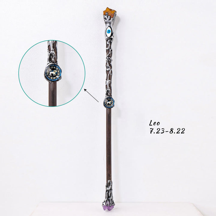 Olivenorma Evil Eyes Zodiac Magic Fairy Crystal Wands - Leo - Tiger Eye - image 12
