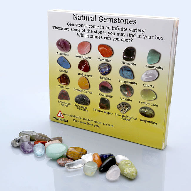 Olivenorma 20Pcs Handpicked Tumbled Gemstone Crystal Set - image 18