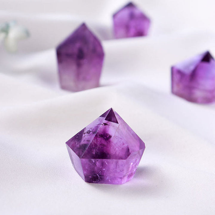Olivenorma Natural Amethyst Hexagonal Prism Crystal Wands - image 3