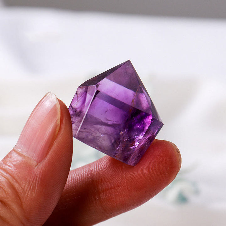 Olivenorma Natural Amethyst Hexagonal Prism Crystal Wands - image 1
