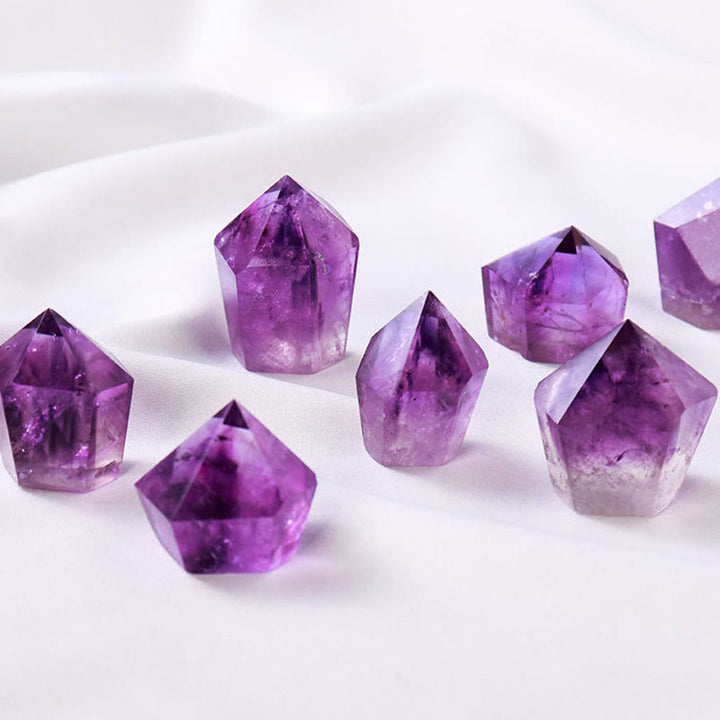 Olivenorma Natural Amethyst Hexagonal Prism Crystal Wands - image 5