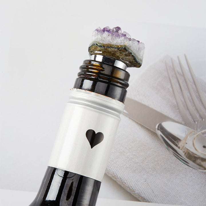 Olivenorma Natural Crystal Wine Beverage Bottle Stopper - image 4