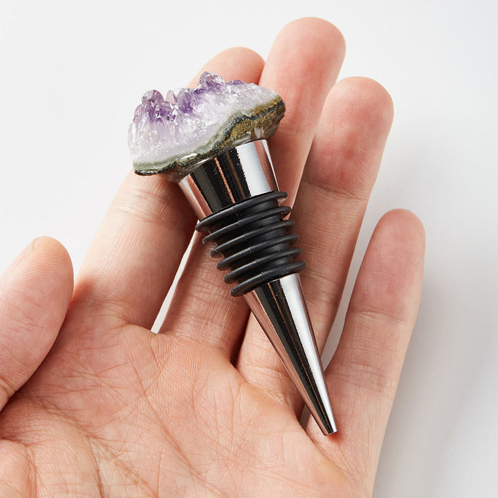 Olivenorma Natural Crystal Wine Beverage Bottle Stopper - image 0