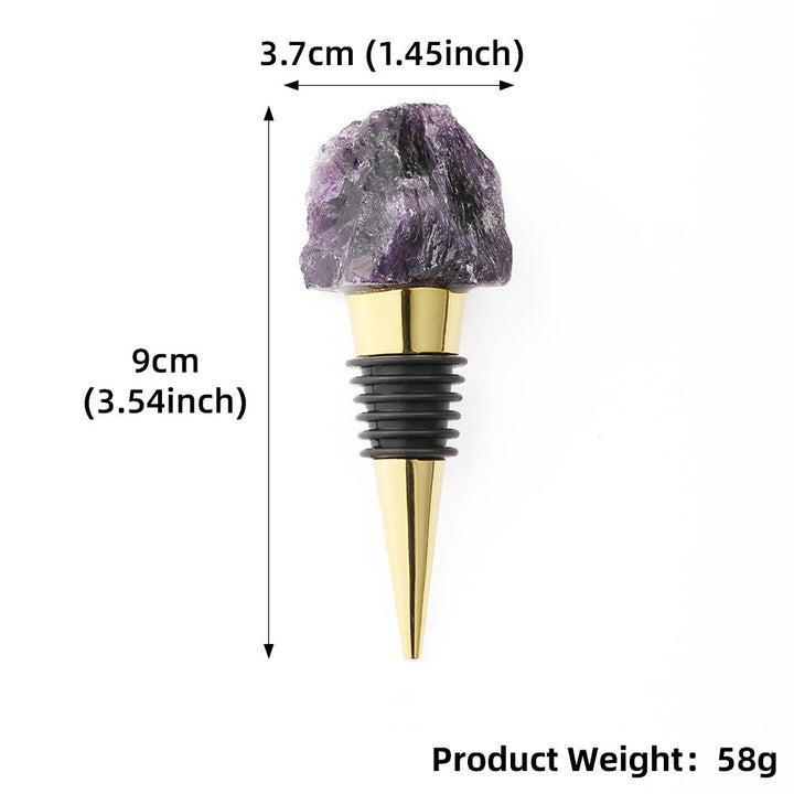 Olivenorma Natural Crystal Wine Beverage Bottle Stopper - image 20