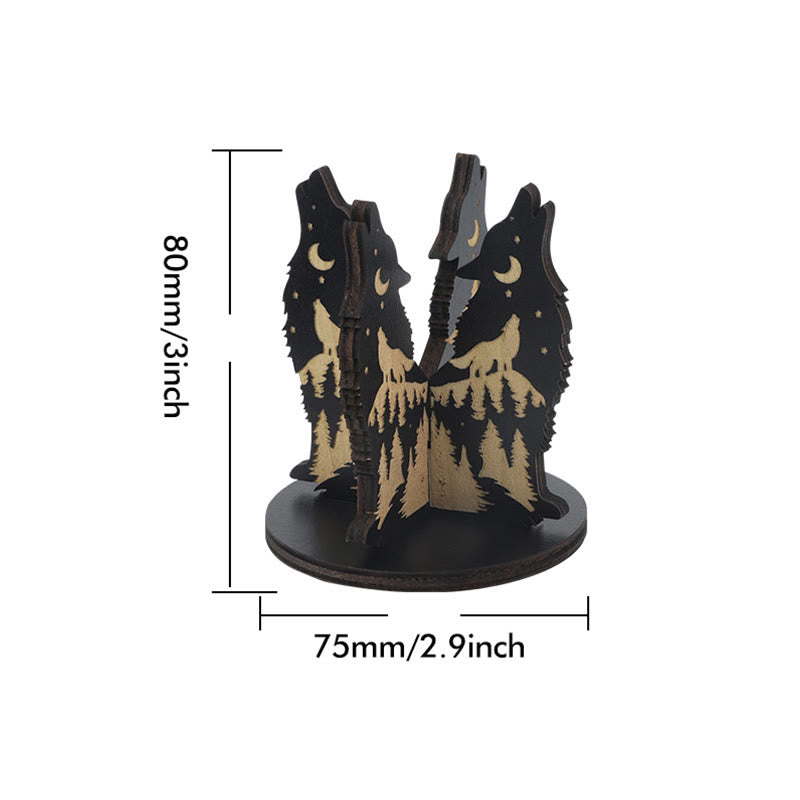 Olivenorma Wooden Gemstone Stand Divination Crystal Ball Holder - image 7